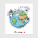 Search for cartoon astronaut stickers Spaceman