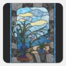 Search for stained glass pattern stickers Vintage
