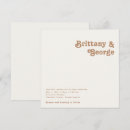 Search for brown and cream wedding invitations For her