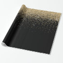 Search for black glitter wrapping paper Glam