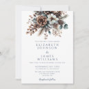 Search for pinecone wedding invitations Botanical