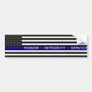 Search for back the blue bumper stickers Law enforcement