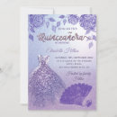 Search for purple unique quinceanera invitations Princess