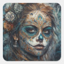 Search for day of the dead woman stickers Dia de los muertos