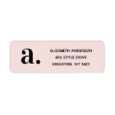 Search for girly pink return address labels Feminine