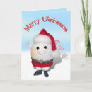 Search for egg christmas cards Santa claus
