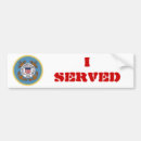 Search for served bumper stickers Military
