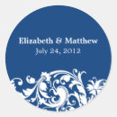 Search for navy white wedding stickers Royal
