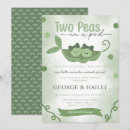 Search for two peas in a pod baby shower invitations Gender neutral