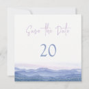 Search for purple mountain invitations Watercolor