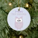 Search for purple owl christmas tree decorations Cute