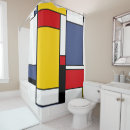 Search for mondrian shower curtains Minimalist
