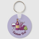 Search for wine bottle key rings Grapes