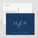 Search for monogram thank postcards Minimalist