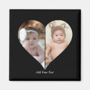 Search for heart shaped photo magnets Create your own