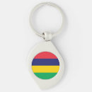 Search for mauritius key rings Flag of mauritius