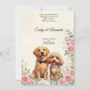 Search for bride groom dogs invitations Cute