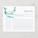 Search for blue recipe cards Watercolor