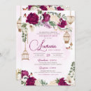Search for plum purple quinceanera invitations Flowers