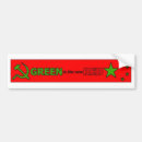 Search for green is the new red bumper stickers Environment