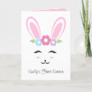 Search for cute bunny face cards For kids