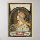 Search for vintage chocolate posters Woman