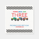 Search for monster trucks napkins Boy birthday party