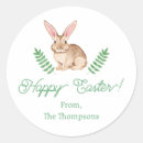 Search for brown easter bunny stickers Watercolor