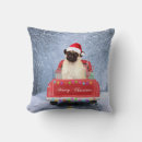 Search for pug christmas cushions Animal