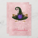 Search for witch birthday invitations Pink