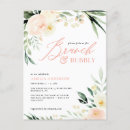 Search for watercolor bridal shower postcards Brunch and bubbly