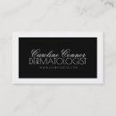 Search for dermatology business cards Skin care