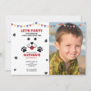 Search for puppies invitations Let's pawty