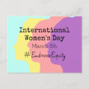 Search for international womens day postcards March 8th