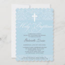 Search for boys blue damask christening invitations Modern