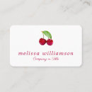 Search for cherry business cards Simple
