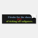 Search for annoying bumper stickers Tailgater