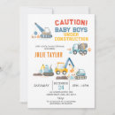 Search for baby under construction invitations For kids