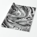 Search for black and white marble wrapping paper Stone