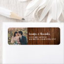 Search for photo return address labels weddings Rustic