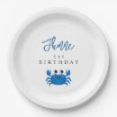 Search for crabs paper plates Watercolor