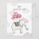 Search for elephant valentines day cards Cartoon