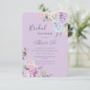 Search for hydrangea bridal shower invitations Purple