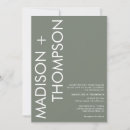 Search for classic formal elegant wedding invitations Sage green