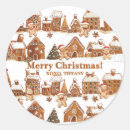 Search for snow man stickers Gingerbread house