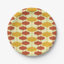 Search for mid century modern patterns paper plates 1950's