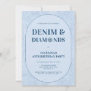 Search for denim and diamonds party invitations Country