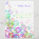 Search for soap flyers Bubbles