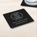 Search for plain white coasters Classic