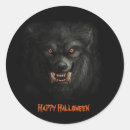 Search for scary wolf stickers Halloween